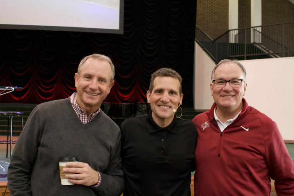 SNU Pres. Dr. Keith Newman, Dr. Lenny Luchetti, Toler RCPL主任. Dr. Rick Harvey